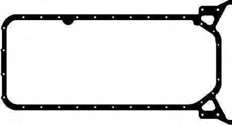 Прокладка поддона картера металлическая ELRING 490.653 (фото 1)
