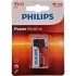 Батарейки 9V 1 шт PHILIPS 6LR61P1B/10 (фото 1)