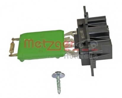 Резистор вентилятора опалення METZGER 0917108