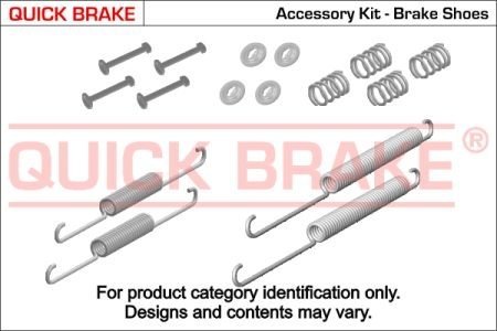 Монтажный к-кт тормозных колодок QUICKBRAKE QUICK BRAKE 105-0018