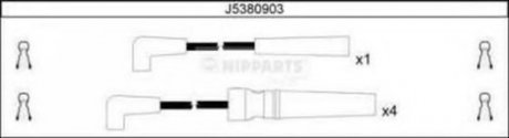 Комплект высоковольтных проводов NIPPARTS J5380903 (фото 1)