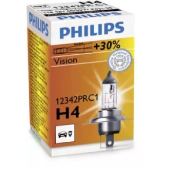 Автолампа 60/55W 12V прозора PHILIPS 12342 PR C1