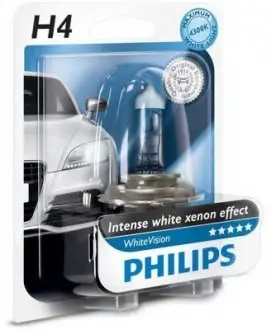 Автолампа 60 W 12 V прозоро-блакитна PHILIPS 12342WHVB1