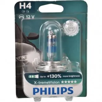 Автолампа 60 W, 12 V прозора PHILIPS 12342XV+B1
