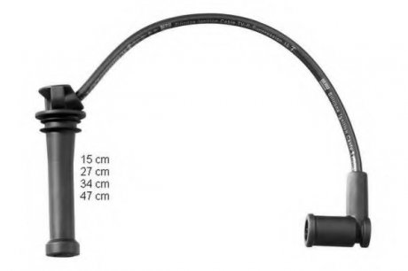 Комплект кабелів високовольтних BERU ZEF1540 (фото 1)
