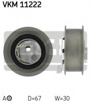 Ролик модуля натяжителя ремня SKF VKM 11222 (фото 1)