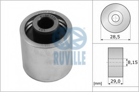 Ролик модуля натягувача ременя RUVILLE 55773 (фото 1)