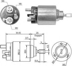 Реле втягуюче MAGNETI MARELLI AME0010