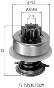 Бендікс стартера MAGNETI MARELLI AMB0013