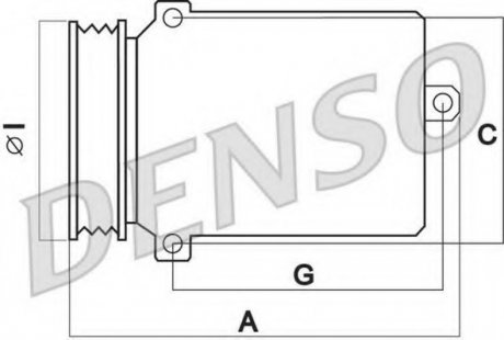 Компрессор кондиционера DENSO DCP02027 (фото 1)