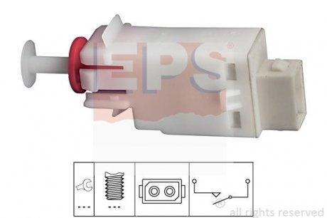 Вимикач стоп-сигналу EPS 1.810.123 (фото 1)