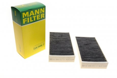 Фільтр салону вугільний MANN-FILTER MANN (Манн) CUK2646-2