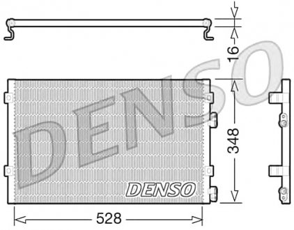Конденсер кондиціонера DENSO DCN06004 (фото 1)
