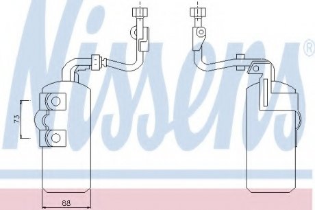 Осушитель кондиционера NISSENS 95384