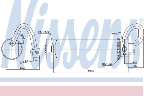 Осушувач кондиціонера NISSENS 95496