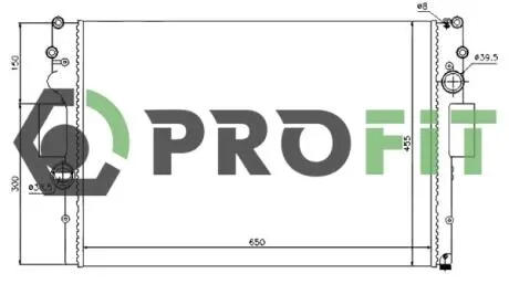 Радіатор охолоджування PROFIT 1740-0701