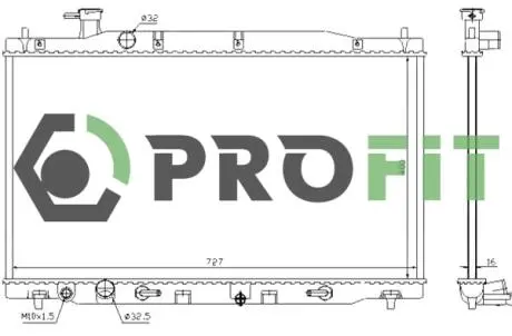 Радіатор охолоджування PROFIT 1740-0204