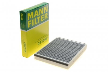 Фільтр салону вугільний MANN-FILTER MANN (Манн) CUK25007