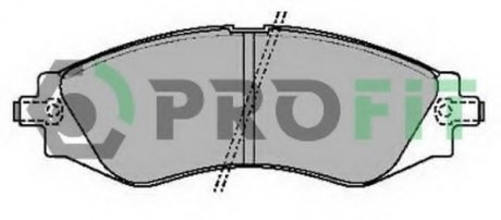 Колодки гальмівні дискові PR PROFIT 5000-2049 (фото 1)