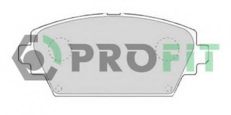 Колодки гальмівні дискові PR PROFIT 5000-1580 (фото 1)