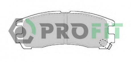 Колодки гальмівні дискові PR PROFIT 5000-0803 (фото 1)