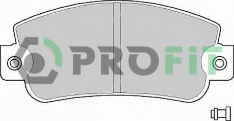 Колодки гальмівні дискові PR PROFIT 5000-0346 (фото 1)