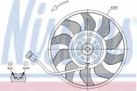 Вентилятор радиатора NISSENS 85618 (фото 1)