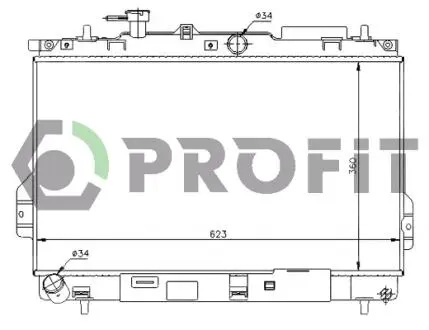 Радиатор охлаждения PROFIT 1806A4