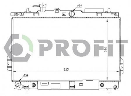 Радиатор охлаждения PROFIT 1806A3