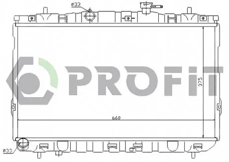 Радіатор охолоджування PROFIT 1806A1