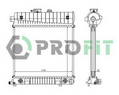 Радиатор охлаждения PROFIT 3528A1