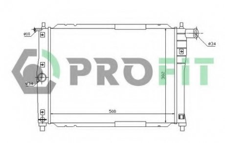 Радиатор охлаждения PROFIT 1106A2 (фото 1)