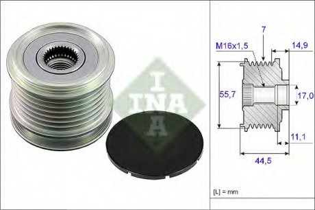Механізм вільного ходу генератора INA 535 0042 10 (фото 1)