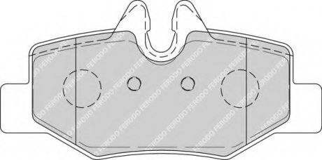 Тормозные колодки FERODO FDB1494 (фото 1)