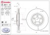 Гальмівний диск BREMBO 09.B311.11 (фото 1)