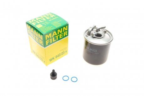 Фільтр паливний дизельний MANN-FILTER MANN (Манн) WK842/23X