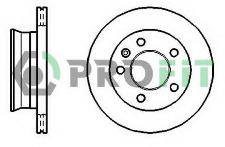 Тормозной диск PROFIT 5010-1013 (фото 1)