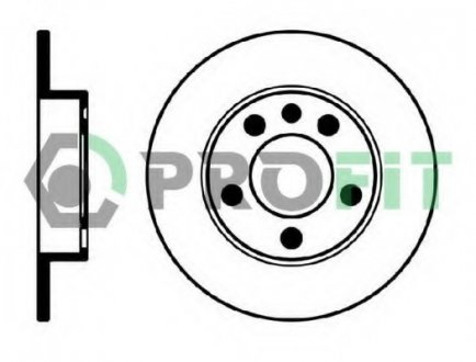 Гальмівний диск PROFIT 5010-0929 (фото 1)