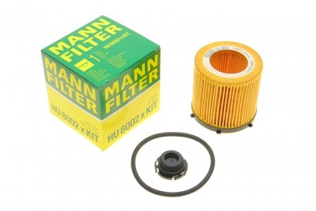 Масляный фильтр MANN (Манн) HU8002XKIT (фото 1)