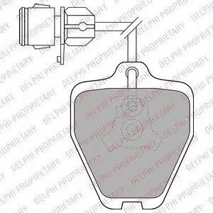 Тормозные колодки DELPHI LP1463