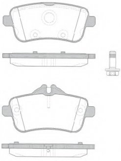 Тормозные колодки REMSA 1503.10