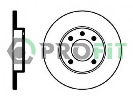 Тормозной диск PROFIT 5010-0103 (фото 1)
