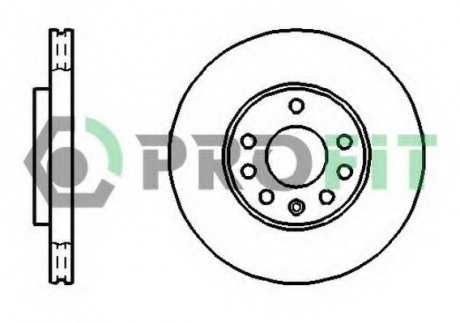 Гальмівний диск PROFIT 5010-1042 (фото 1)
