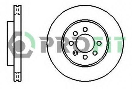 Тормозной диск PROFIT 5010-1097 (фото 1)