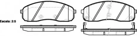 Тормозные колодки REMSA 1244.02