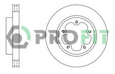 Тормозной диск PROFIT 5010-1554 (фото 1)