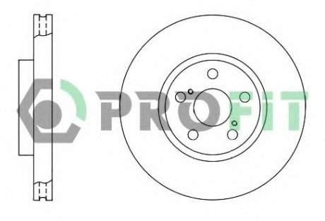 Тормозной диск PROFIT 5010-1508 (фото 1)