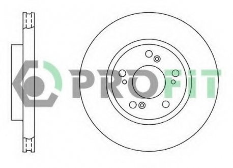Тормозной диск PROFIT 5010-1496 (фото 1)