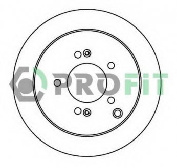 Тормозной диск PROFIT 5010-1493 (фото 1)