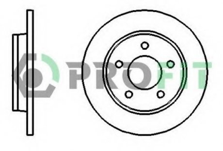 Гальмівний диск PROFIT 5010-1420 (фото 1)